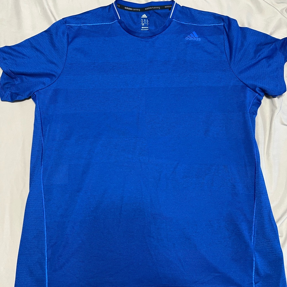 Adidas Men's Blue Performance Shirt